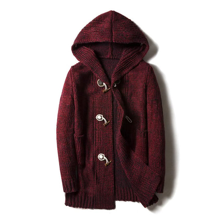 Cardigan en Laine Tricotée Adler
