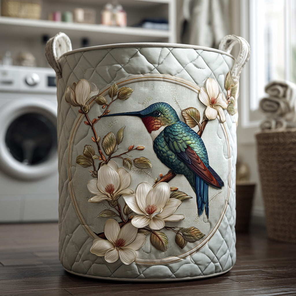 Panier à linge en dentelle Colibri