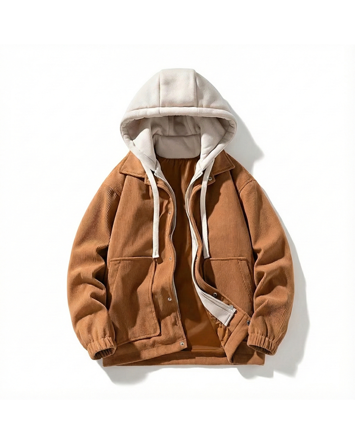 Veste en Velours Côtelé