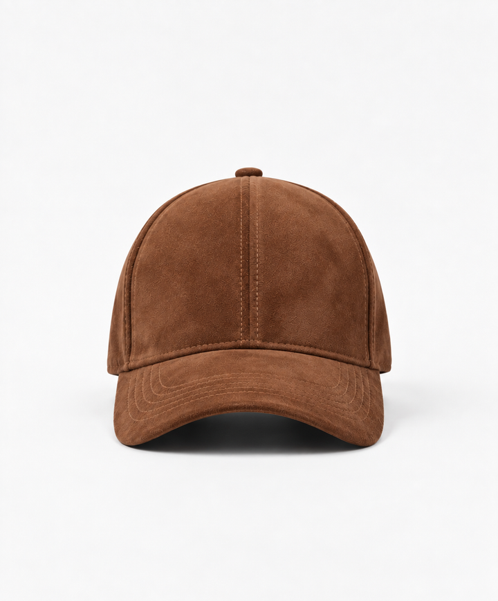 Casquette en Suède - Cognac
