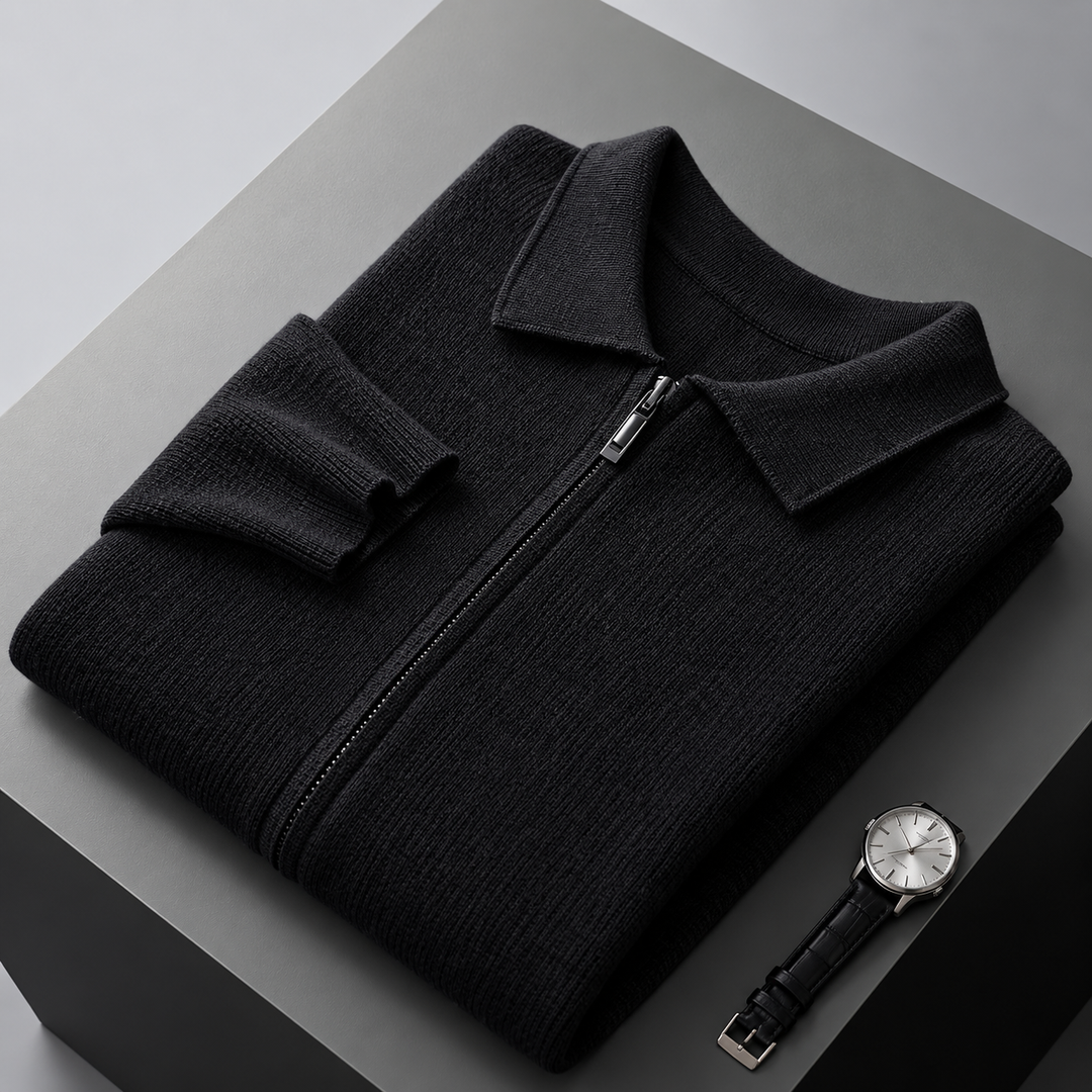 Cardigan en Laine Tricoté Winslow