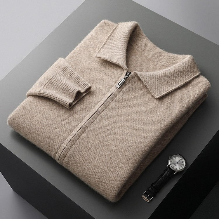 Cardigan en Laine Tricoté Winslow