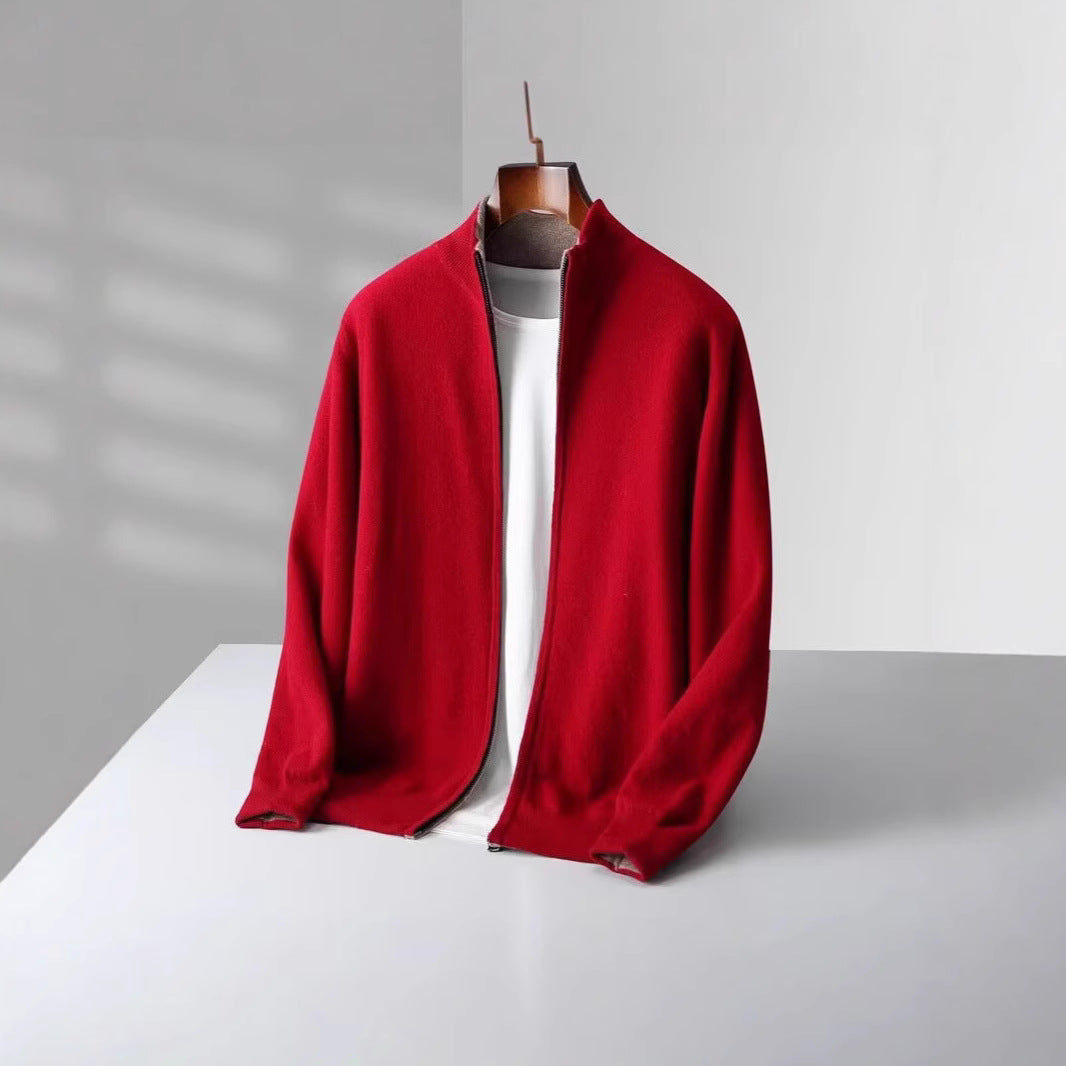Cardigan en Laine Réversible Cavero