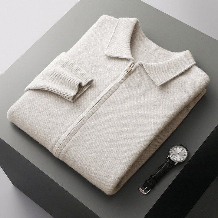 Cardigan en Laine Tricoté Winslow