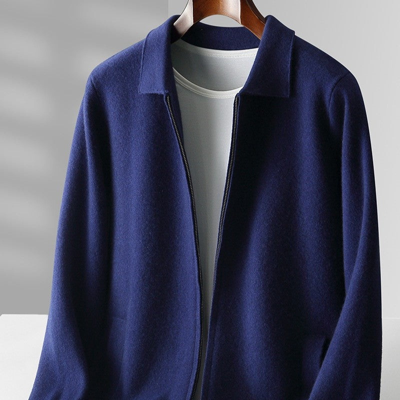 Cardigan en Laine Tricoté Winslow