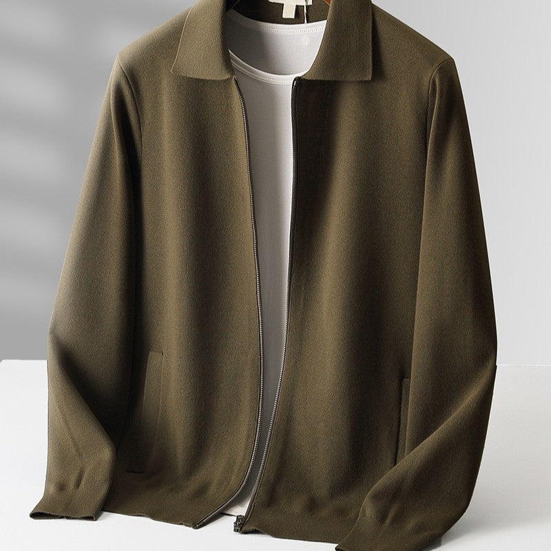 Cardigan en Laine Tricoté Winslow