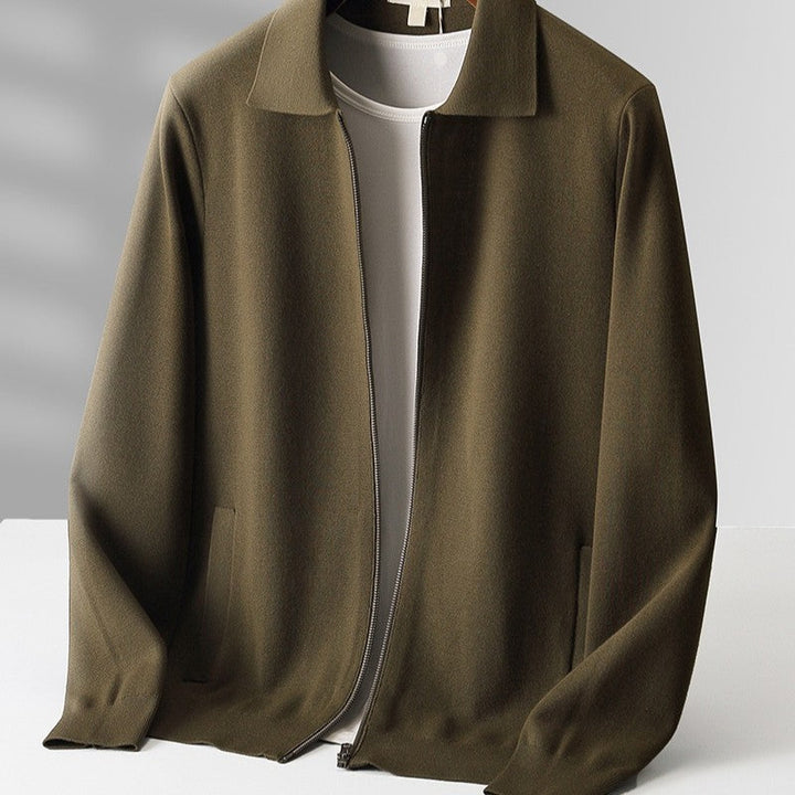 Cardigan en Laine Tricoté Winslow