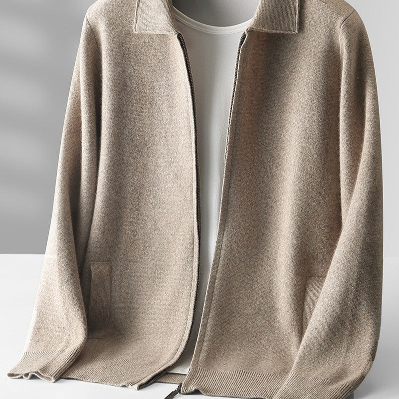 Cardigan en Laine Tricoté Winslow