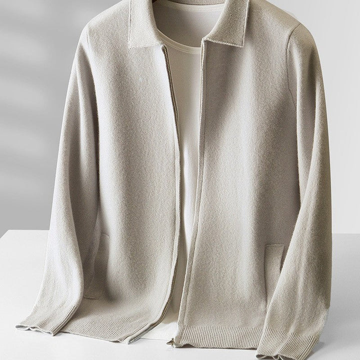 Cardigan en Laine Tricoté Winslow