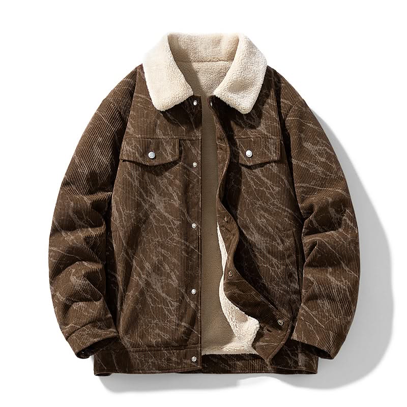 Veste en Velours Côtelé Everhart