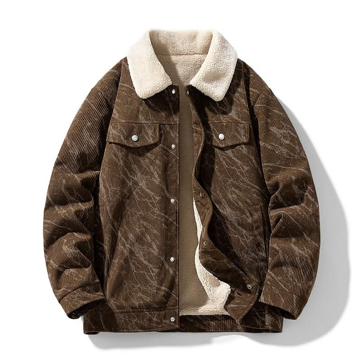 Veste en Velours Côtelé Everhart