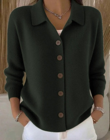 Marion | Cardigan Col Rabattu Boutonné