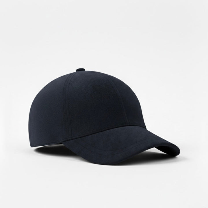 Casquette en Suède - Bleu Nuit