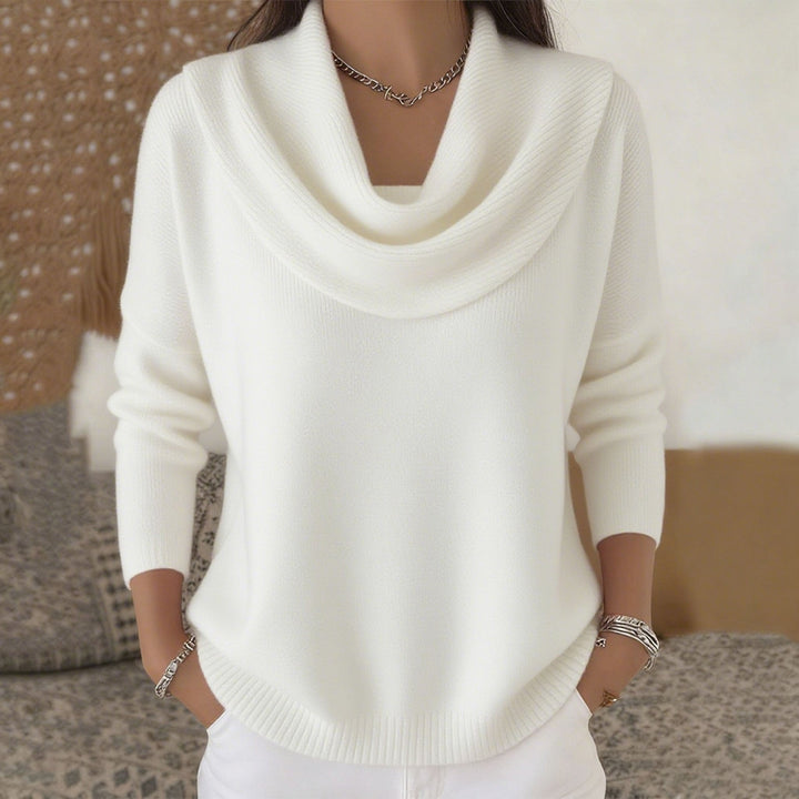 Juliette | Pull Col Roulé Drapé