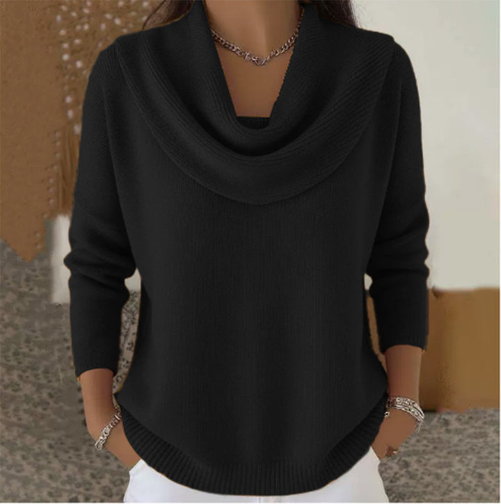Juliette | Pull Col Roulé Drapé