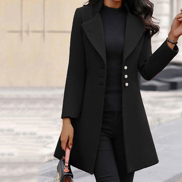 MOREAU LYON | MANTEAU MÉLANGE DE LAINE POUR FEMMES
