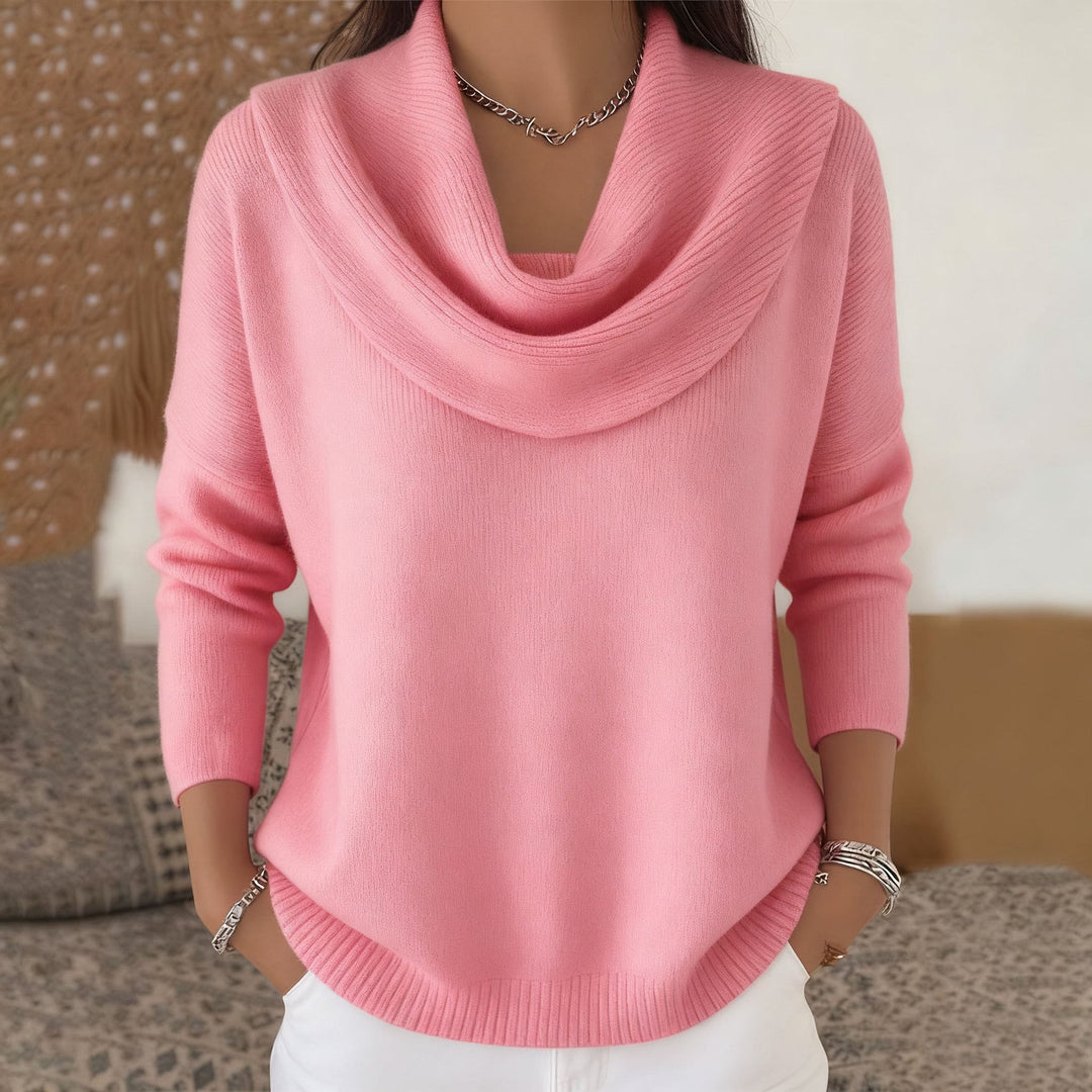 Juliette | Pull Col Roulé Drapé