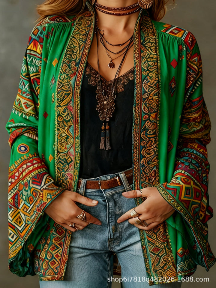 MOREAU LYON | VESTE BOHO EN VELOURS POUR FEMMES