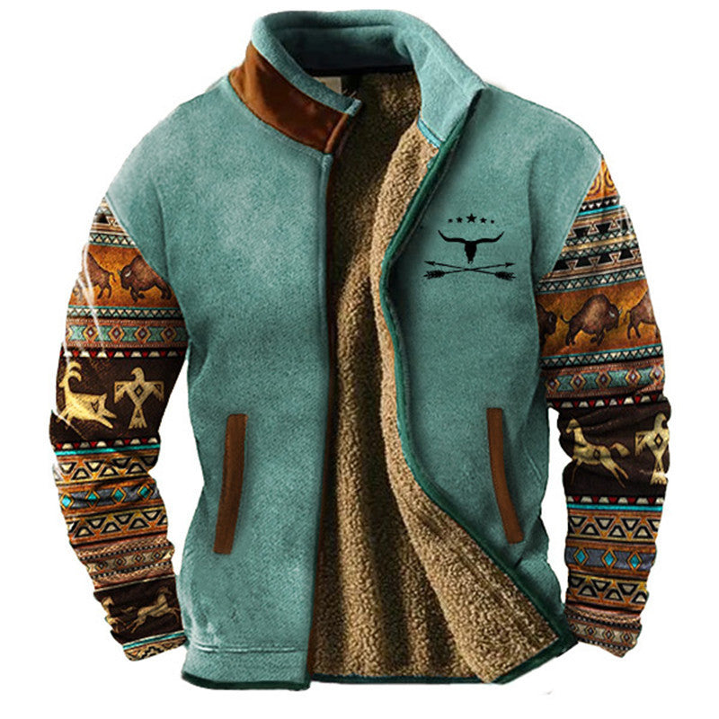 Veste en polaire décontractée pour hommes