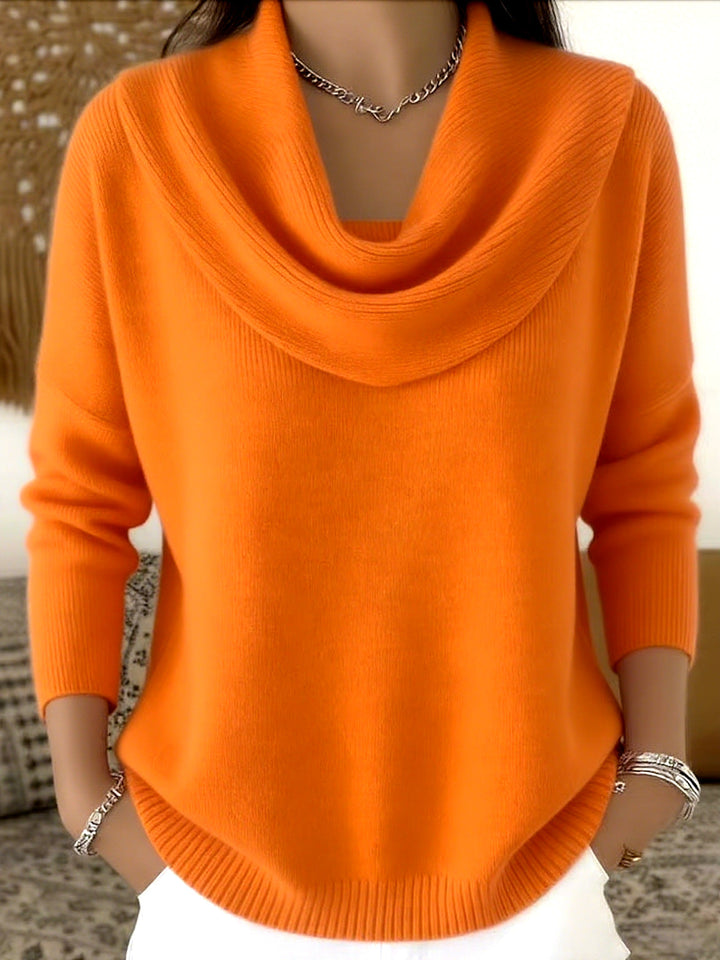 Juliette | Pull Col Roulé Drapé