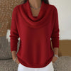 Juliette | Pull Col Roulé Drapé