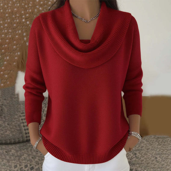 Juliette | Pull Col Roulé Drapé