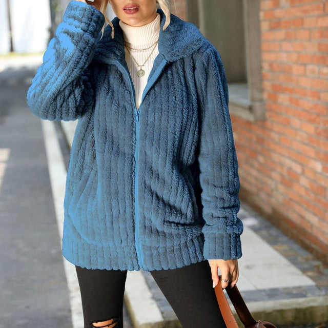 MOREAU LYON | MANTEAU EN PELUCHE POUR FEMMES