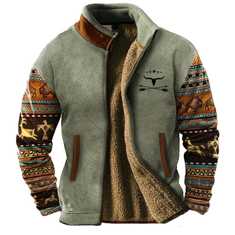 Veste en polaire décontractée pour hommes