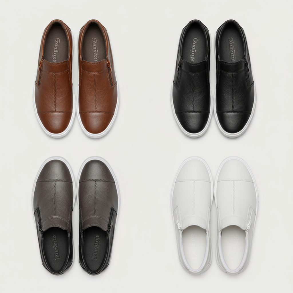 Les baskets zippées Ashton