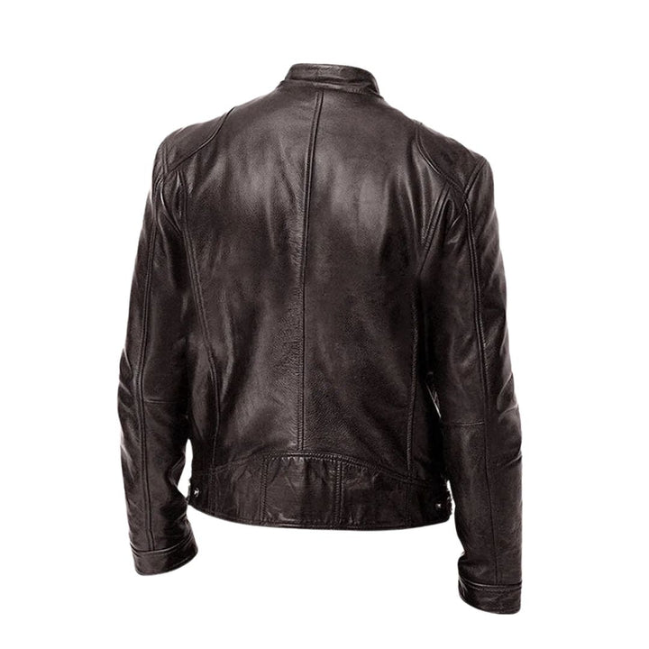 Veste en Cuir Décontractée