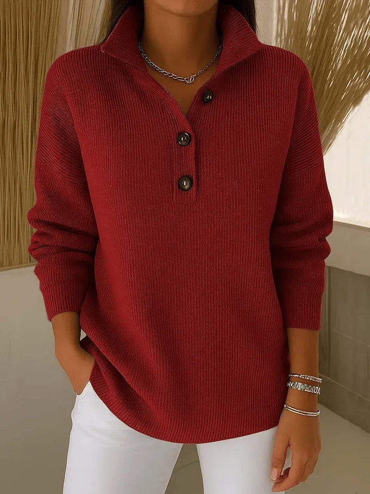 Océane | Pull Polo Col en V