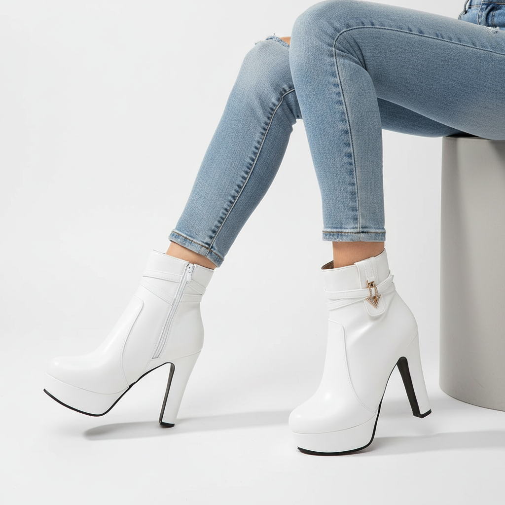 Bottes en Cuir Celine