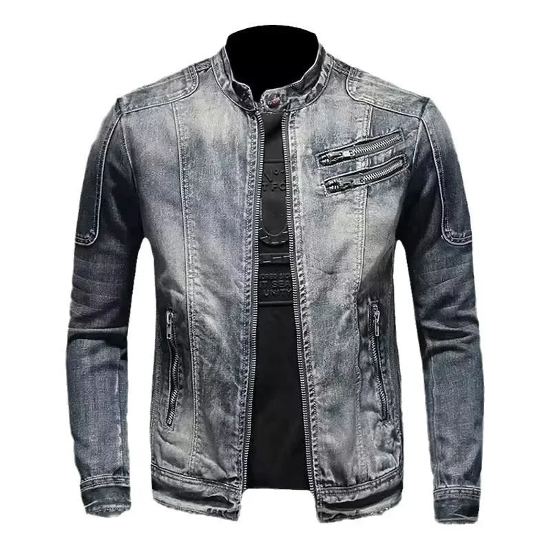 Veste en Denim de Moto