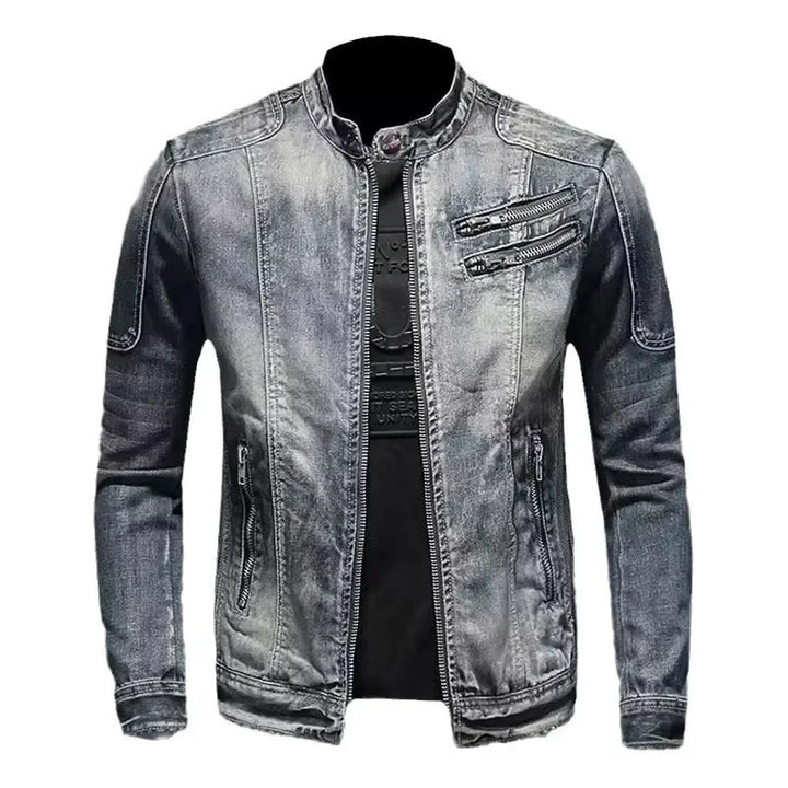 Veste en Denim de Moto
