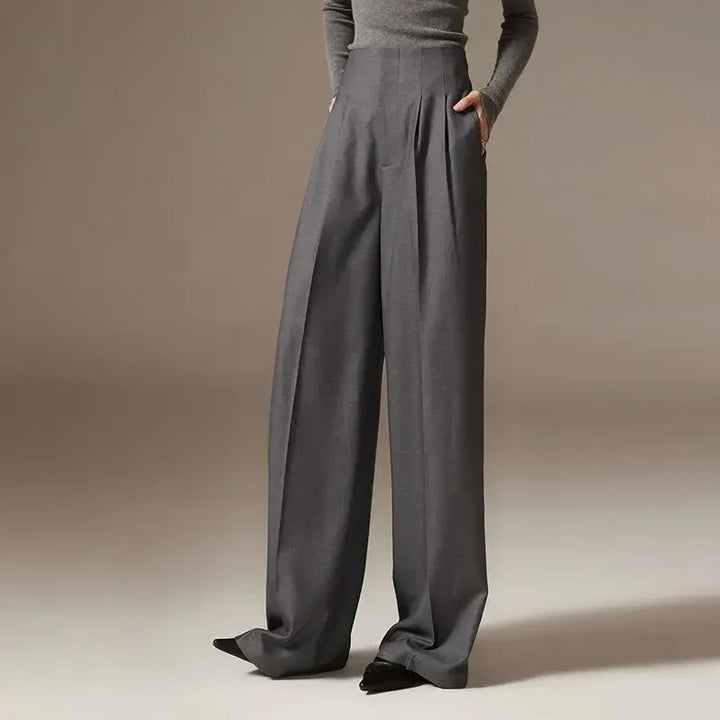 Pantalon Drapé à Jambes Larges Firenze