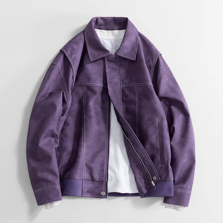 Benson Bomber en Cuir Classique