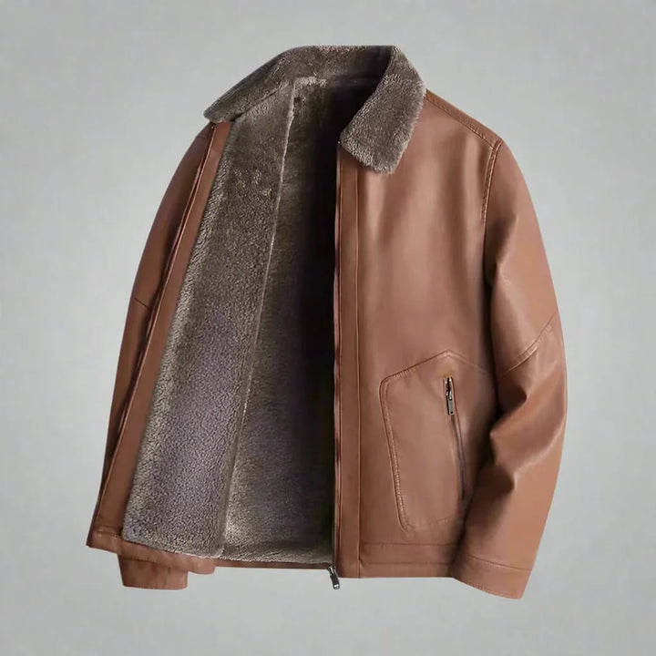 Veste en Cuir Cavalier