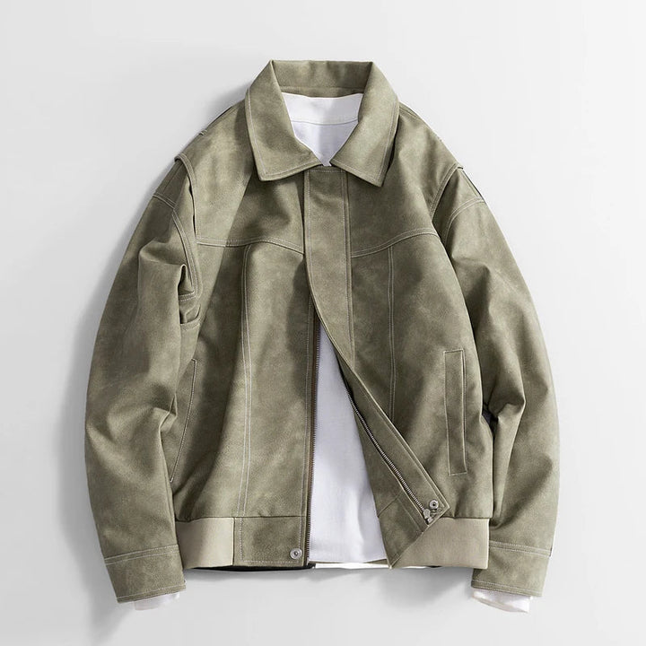Benson Bomber en Cuir Classique