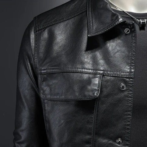 Veste légère en cuir