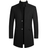 Trench-coat pour hommes en cachemire et laine