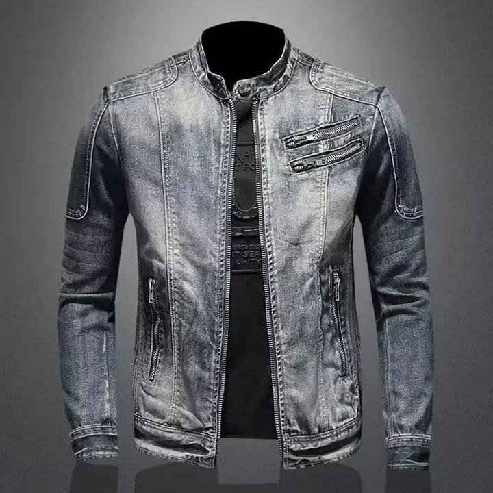 Veste en Denim de Moto