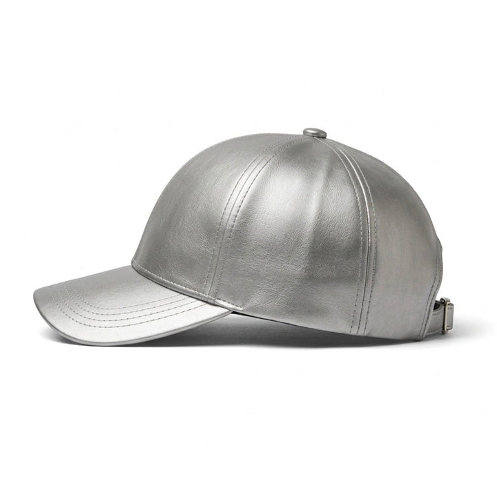 Casquette en Cuir - Marron