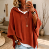 Oceane – Pull Poncho Terracotta