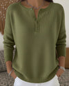 Rosaline | Pull Boutonné Henley