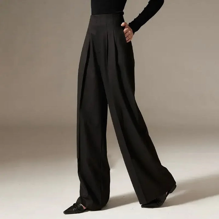 Pantalon Drapé à Jambes Larges Firenze