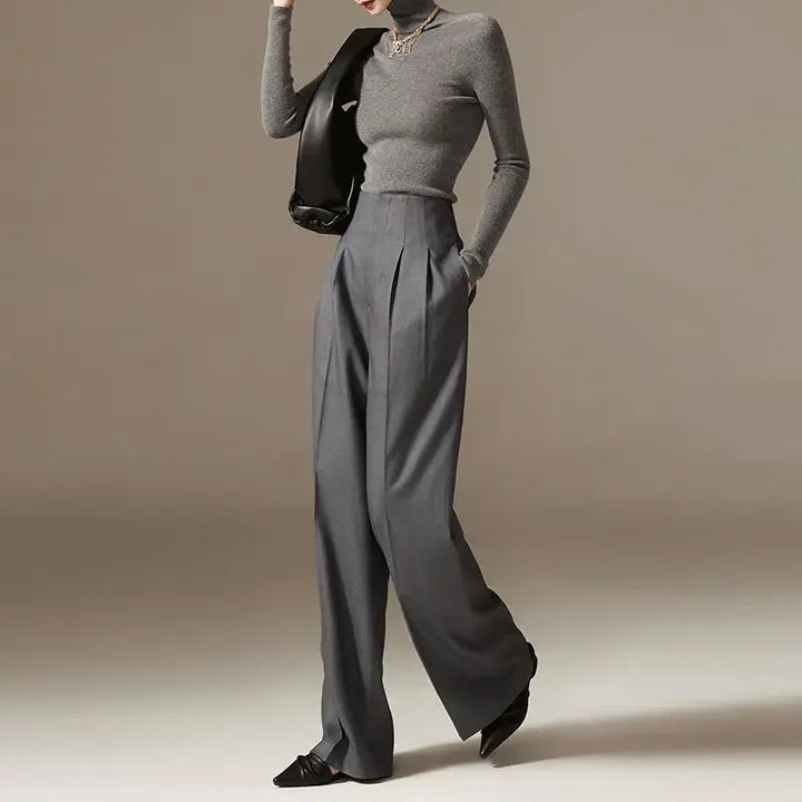 Pantalon Drapé à Jambes Larges Firenze