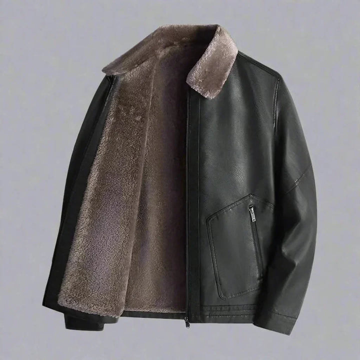 Veste en Cuir Cavalier