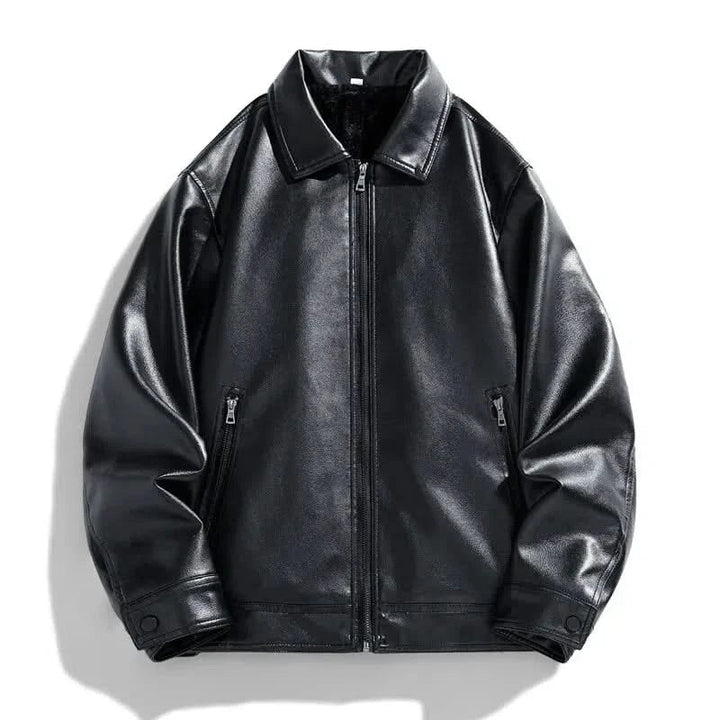 Veste Bomber en Cuir Vegan Bronco