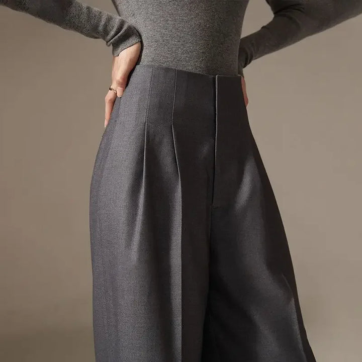 Pantalon Drapé à Jambes Larges Firenze