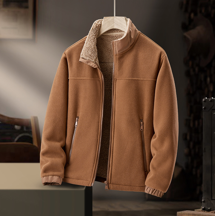 Grayson | Veste zippée avec col en peluche